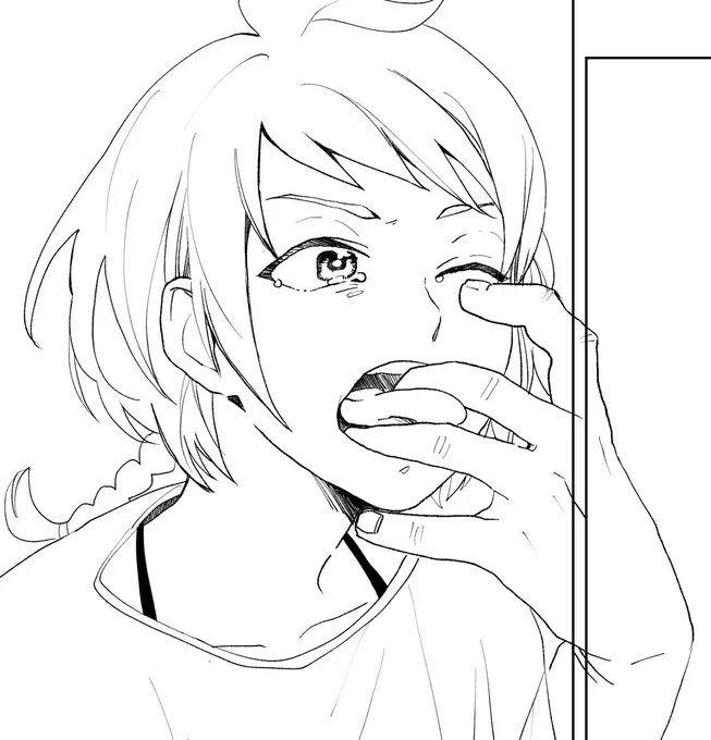 生放送見ながらカブナツの漫画描いてたんですけど、描いてる途中でなんかエグいな…となった…こま… 