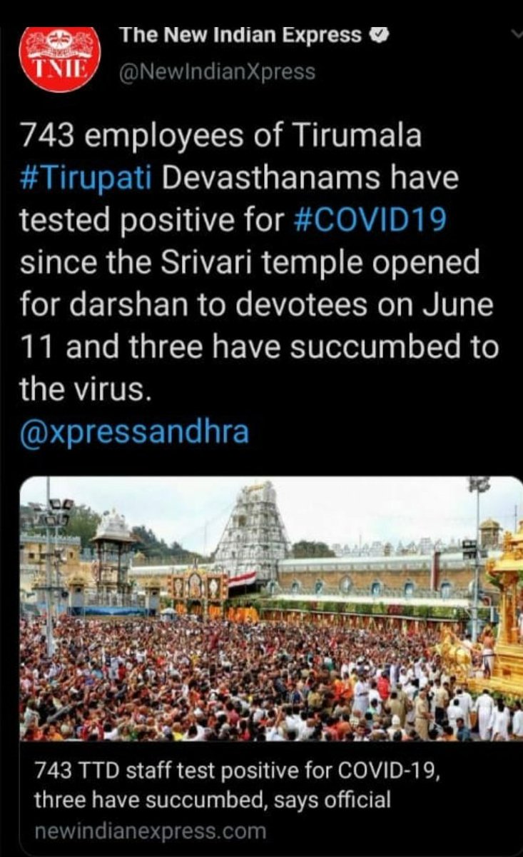 areej_iqbal786's tweet image. I might sound diabolic but boy do I like it ?. NOW blame 743 hindu employees for spreading corona in INDIA 🤔🤔
#Tirupati 
#Muslimlivesmatter #ModiDumpsFakeSecularism