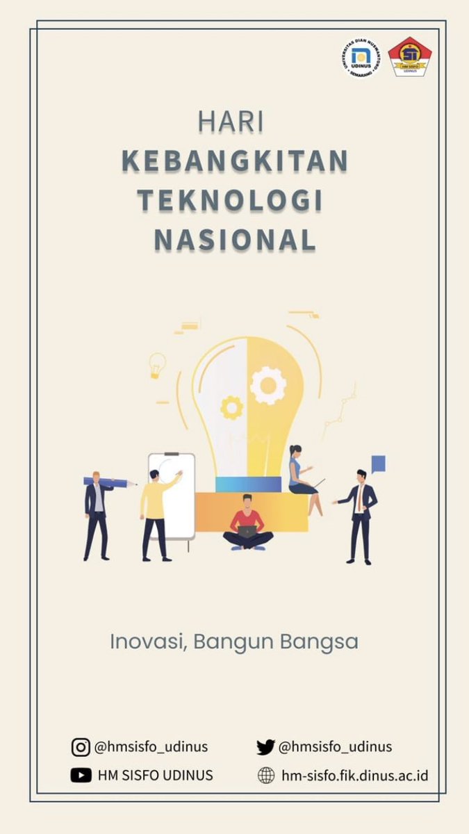 “Inovasi, Bangun Bangsa”
Selamat Hari Kebangkitan Teknologi Nasional 10 Agustus 2020