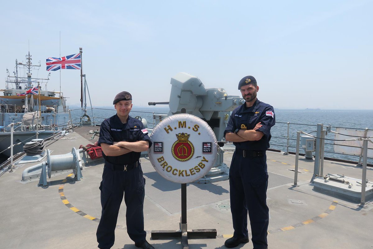 HMS Brocklesby tweet media