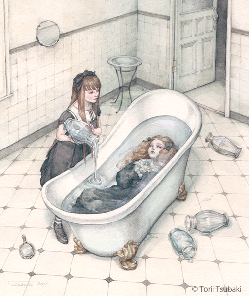 地雷系だ…

「約束」 2015　水彩／紙　個人蔵
torii-tsubaki.com