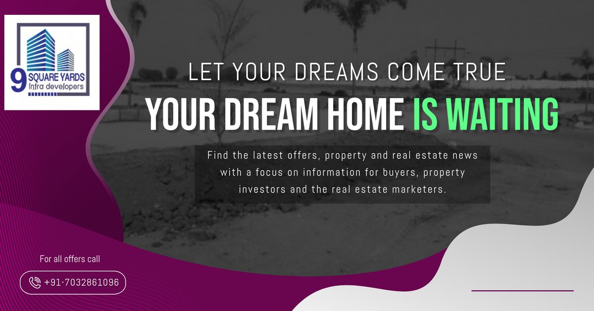 BhanuAssociate's tweet image. HMDA | DTCP |YTDA Approved layout plot for sale at Hyd with clear Title Range start 5K to 13.5K
More: +91-7032861096 | 9640432934 &amp;amp; visit : 9squareyards.com
#9squareyards #openplotforsale #openplotathyderbad #plotatshadnagar #plotsatkothur #plotatmaheswaram #plotsatyadadri