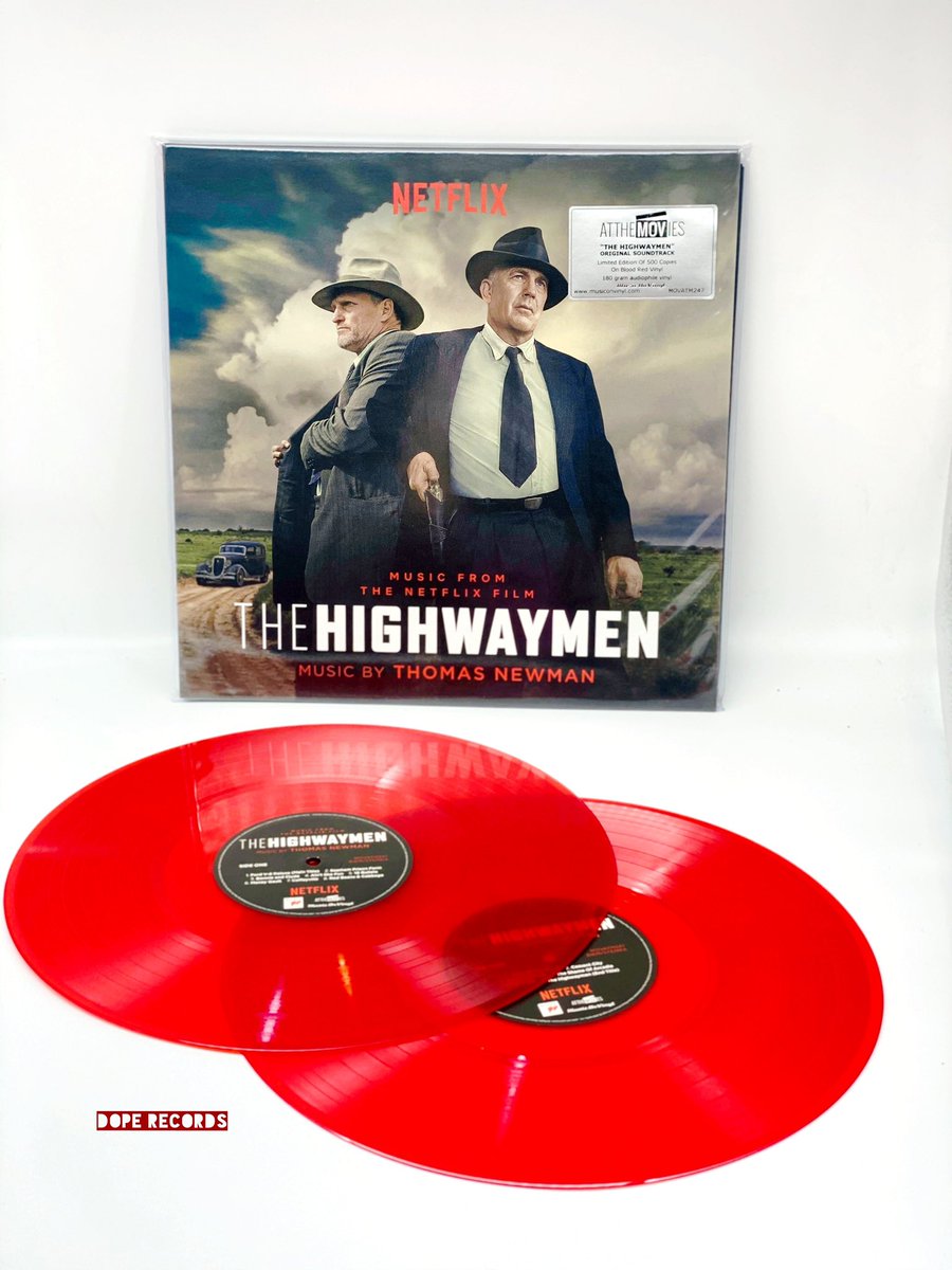 넷플릭스 영화 THE HIGHWAYMEN 오리지널 스코어 앨범이 재입고되었습니다. 영화 음악의 대가 Thomas Newman이 맡았는데요 그는 이미 '아메리칸 뷰티', '스카...