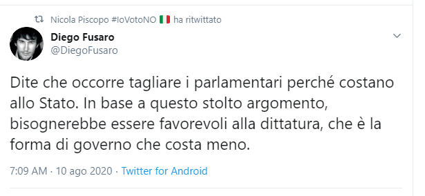 Oblomov58's tweet photo. Raga...ho un problema.
Mi viene da cuorare Diego Fusaro.
Che faccio #cuoro ?
#10agosto #tagliodeiparlamentari #IoVotoNO https://t.co/5sHUGsa0FZ