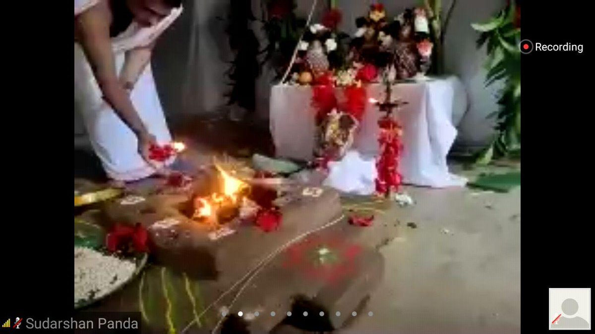 vdskerala's tweet photo. With the blessing of Gurudev @SriSri Ravi shankar Ji @vdskerala  Conducted Third Online Karkidaka Masa (Shravan Masa) Dhanwanthri Homa on 9th August 2020. https://t.co/E39Bf3Wyta