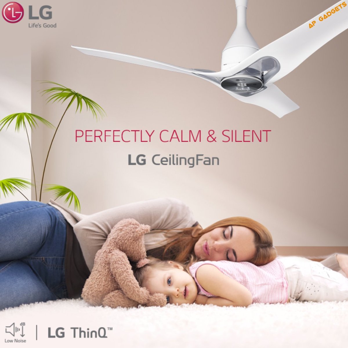 ap_gadgets's tweet image. Give a ❤️ to LG Smart Ceiling Fan:
LG electronics has launched its IOT - enabled ceiling fans.

For more details switch to the YouTube channel (link given in bio).
Stay tuned.
#lgfan #lg #gadgets

Also, let me know in the comments section whether you like this product or not.