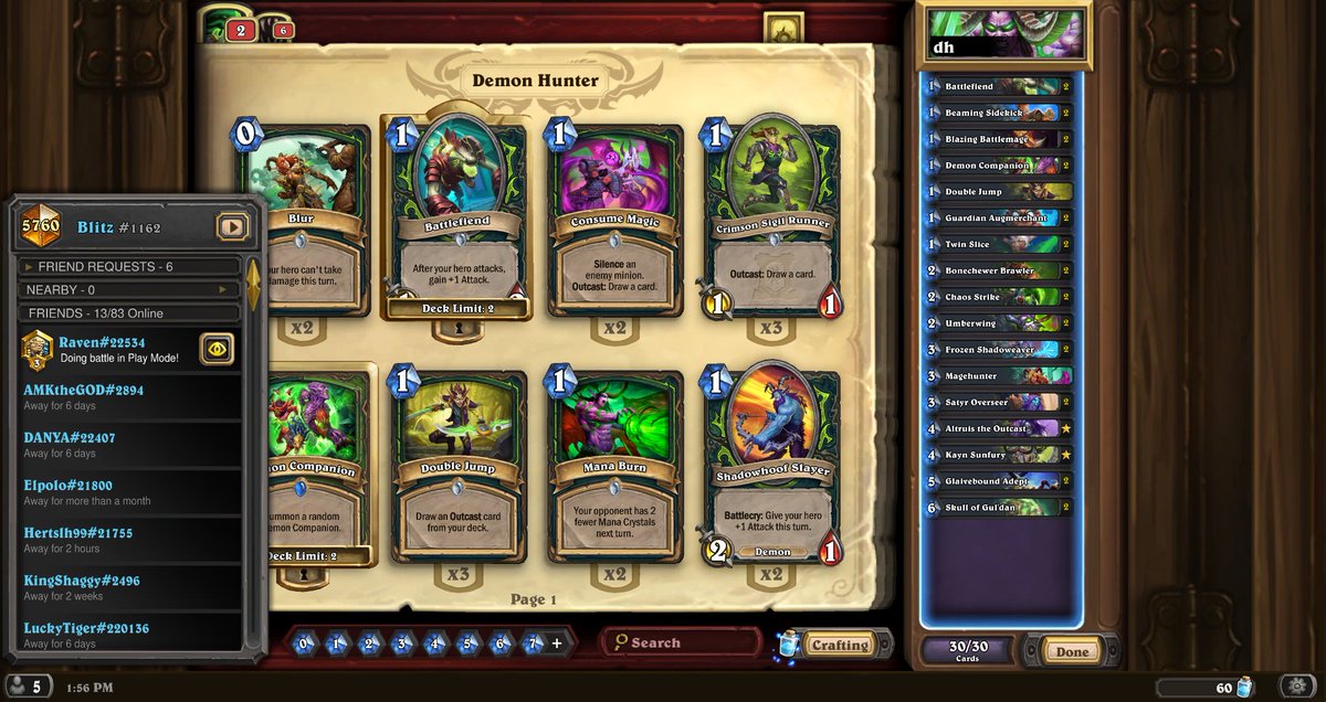 Blitz_HS_'s tweet photo. Hit legend on EU for the first time in a couple years :) played old DH with a few new cards. Climbing with 8 bonus stars really made me appreciate usually having 11 XD https://t.co/TEMgr6CetU