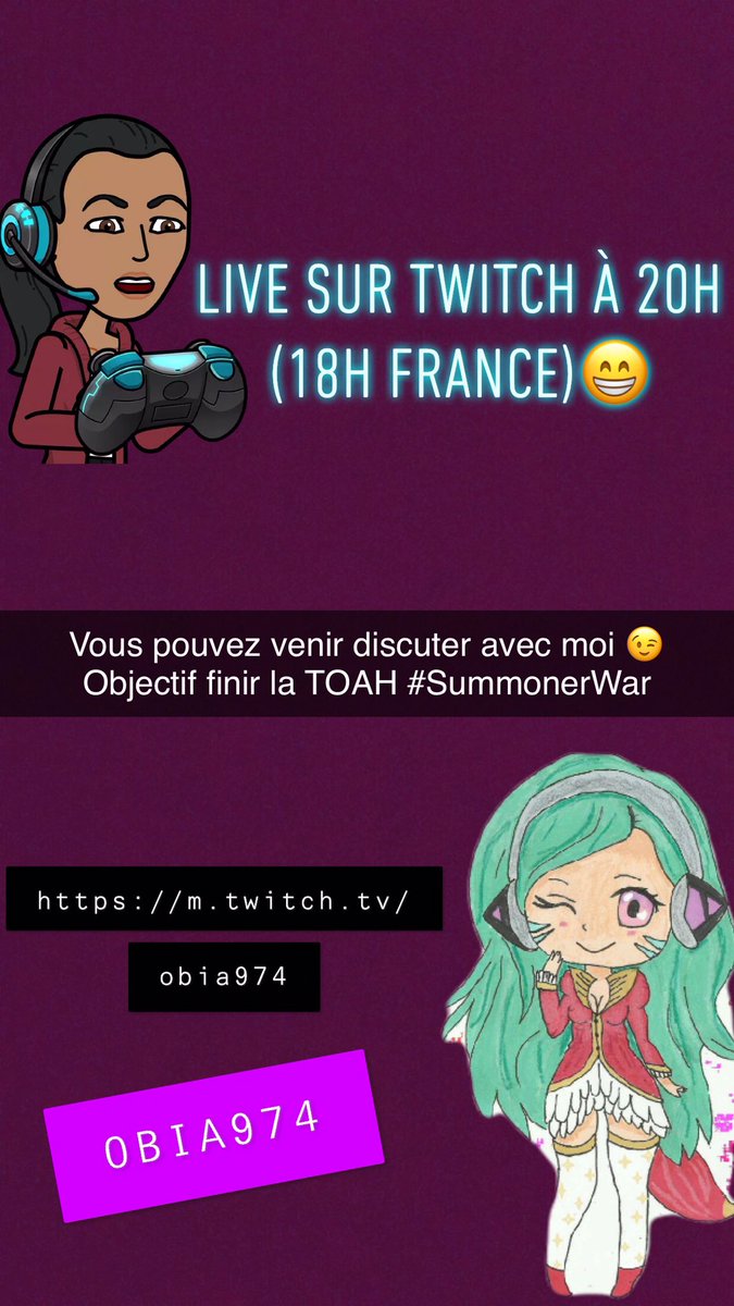 osautron1's tweet photo. Je débute sur le Twitch game🤣 Je live selon mes disponibilités. Live se soir à 18h (toah + farm new donjon B10). Jeudi à 18h (B12) #laReunion #summonerswar #SWFR #mobilegames #summonerswarglobal #summonerswarshyarena @ManaProd @MrWendy_ @JunpeiFrance https://t.co/MWtXsiZ12L