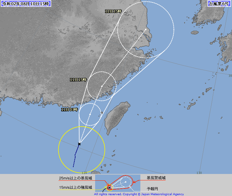 台風6号が発生しました. その名は「メーカラー(Mekkhala)」,タイで雷の天使という意味だそうです.南シナ海を北上しており12日15時に ...