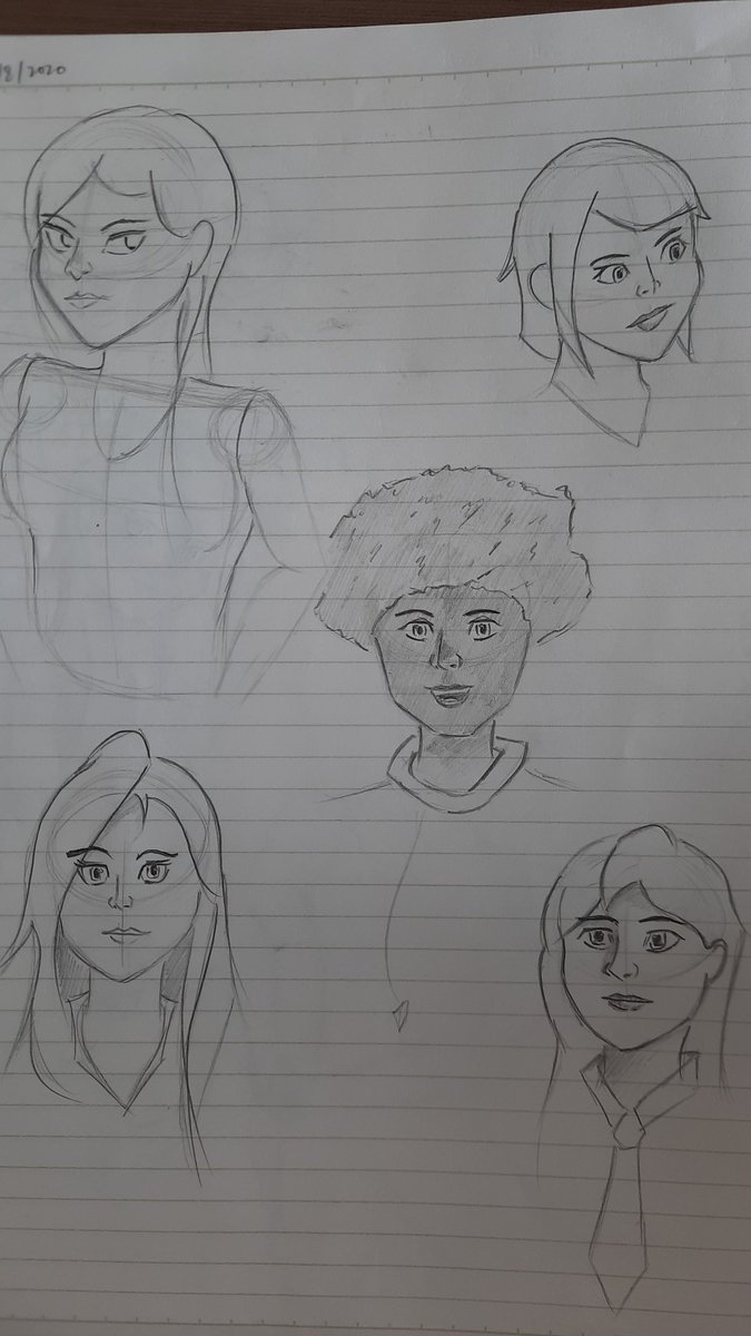 Some quick sketches to try out a style