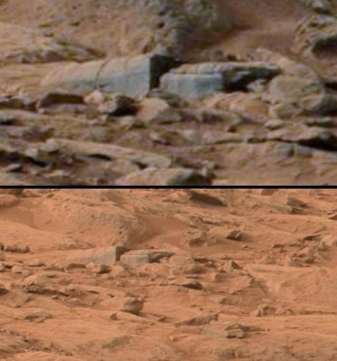 _UnknownSkies_'s tweet photo. Another NASA photo from Mars. This really looks like the remnants of a structure. Ancient civilisation? I'm sure they know a lot more. What and why are they hiding?

#mars #marscivilization #ufo #ufos #alien #aliens #space #strange #unexplained #disclosure #thetruthisoutthere https://t.co/MPViueytLG