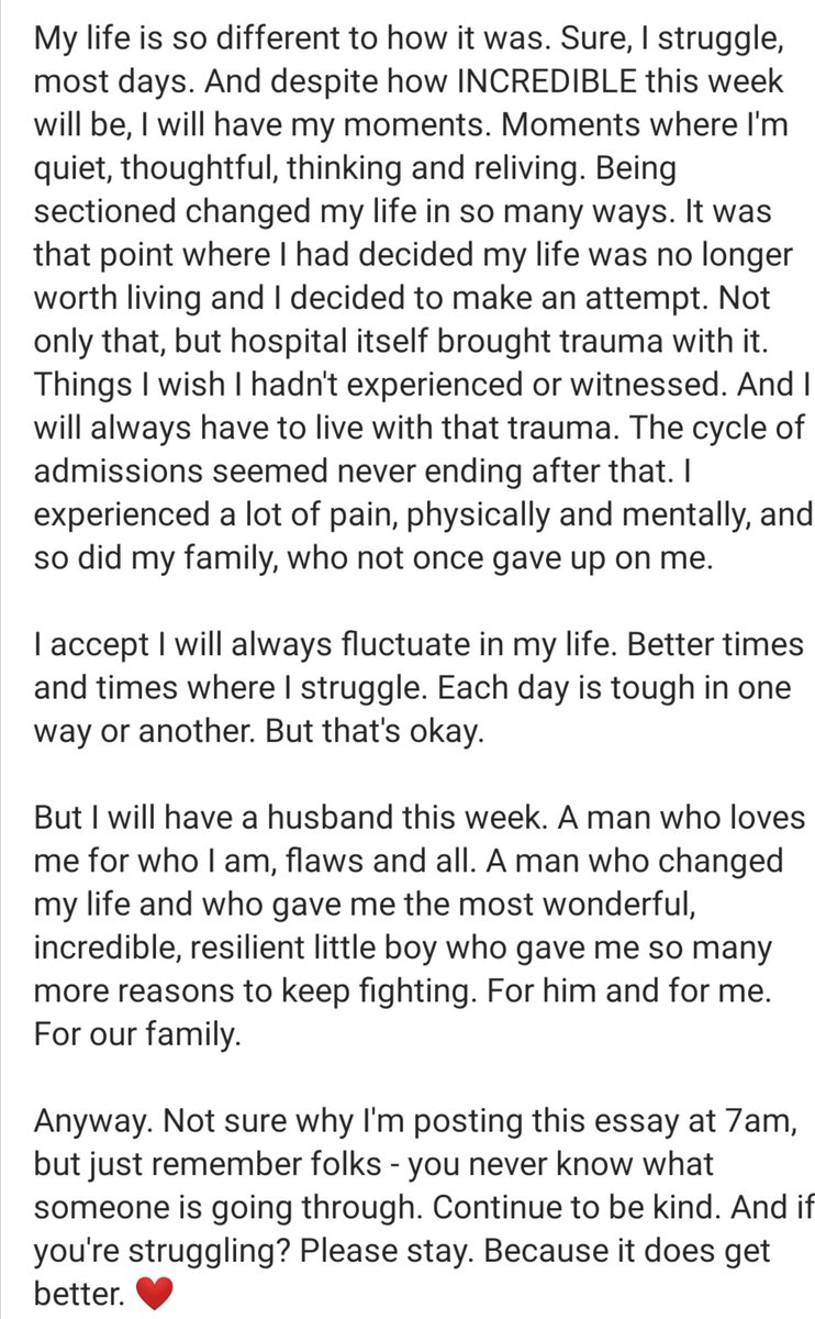 KimberleyJSim's tweet image. Monday morning thoughts. 

#mentalhealth #sectioned #newbeginnings