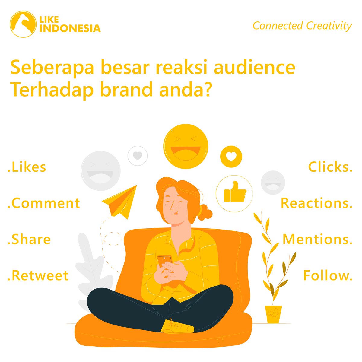 likedigitalcom's tweet image. Interaksi dan jangkauan yang luas menjadi prioritas utama disetiap kampanye digitalmu

Jangan biarkan mereka menunggu

Join Us! like-indonesia.com

#likeindonesiacom #connectedcreativity #digitalmarketing #strategimarketing #sosialmediamarketing #sosialmedia