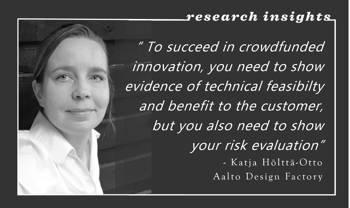AaltoDF's tweet photo. Tips based on empirical evidence from successful and non successful crowdfunding cases. #innovation #ADFresearch #research #crowdfunding More in recent publication: https://t.co/hXTL47omJW https://t.co/IGU5B811dL