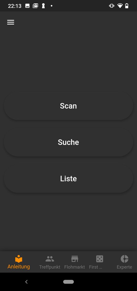 So hier ist einen kleinen Vorgeschmack über das, woran wir aktuell arbeiten. Einen App für den Anleitung, Treffpunkt, Brettspiele Flohmarkt und viel mehr. Bleibt gespannt, was da alles noch dazu kommt.