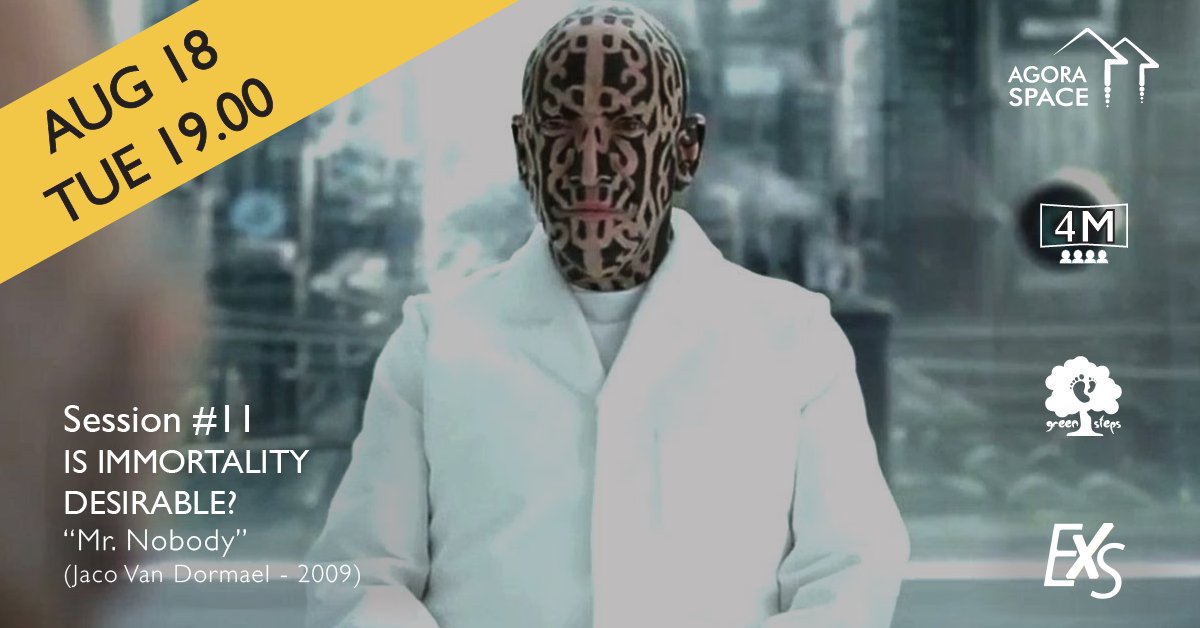 coderbunker's tweet photo. Movie Night: Mr Nobody, the eponymous character, is the last man on Earth who is going to die. The World wants to record his story but searching through his memory multiple scenarios emerge in contradictory tales. 
Tickets: 
https://t.co/ECGUYLOhk7 https://t.co/SaLPefvn1d