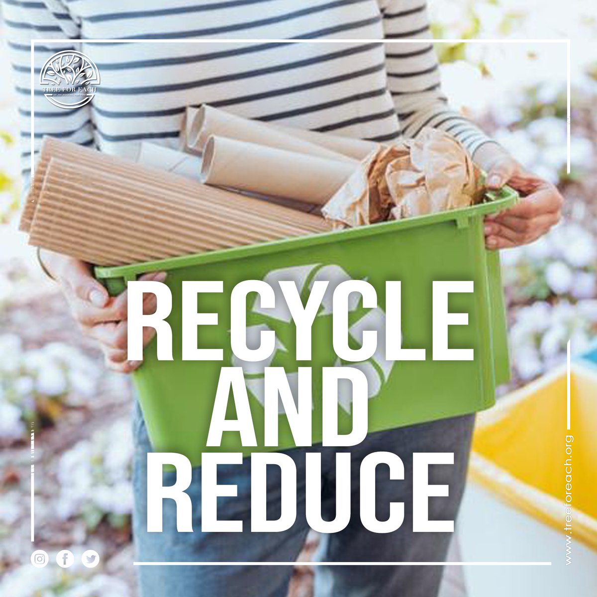 treeforeach's tweet photo. The more we recycle the less garbage winds up in our landfills and incineration plants.
#mondaymotivation

#treeforeach #nature #waste #recycle #compositin #pollution #motivation #inspiration #noplastic #india #ecowarrior #environmentaljustice #awareness #zerowaste #green #ngo https://t.co/8qAgxbfXCP