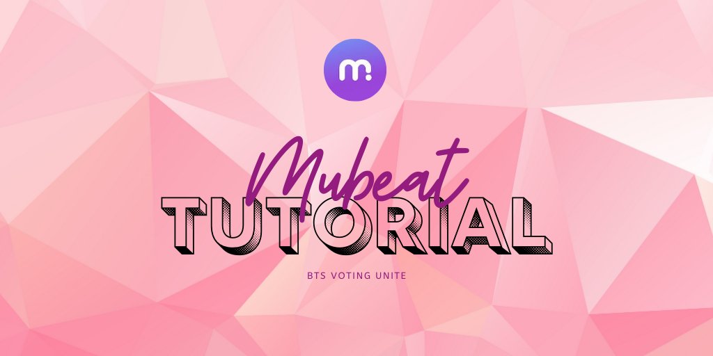  MUBEAT TUTORIAL Mubeat App will be used in MUSIC CORE pre-voting (20%).  Download here: Android:  https://bit.ly/MubeatA_BVT IOS:  https://bit.ly/MubeatIOS_BVT  Voting Period: Tuesday (6pm) - Friday (11am KST)This tutorial is in preparation for BTS upcoming comeback.