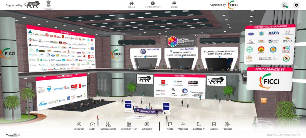 ficci_india's tweet photo. FICCI Virtual FMCG Supply Chain Expo 2020 is LIVE! Login at https://t.co/vMuD12xzA8 & interact with over 100 Exhibiting companies from the FMCG & Supply chain sector at #VFSC2020.
#FICCIVirtualExpo https://t.co/TrhMimJ9VC