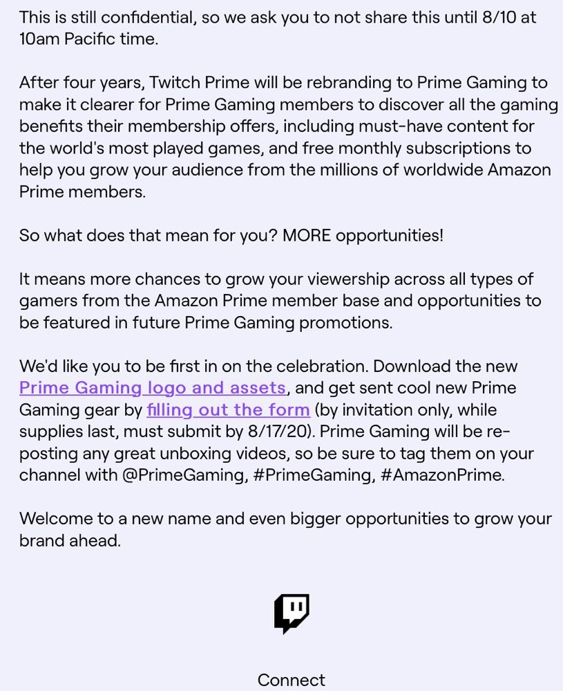 Rebrands Twitch Prime, No Longer Requires Twitch Account To