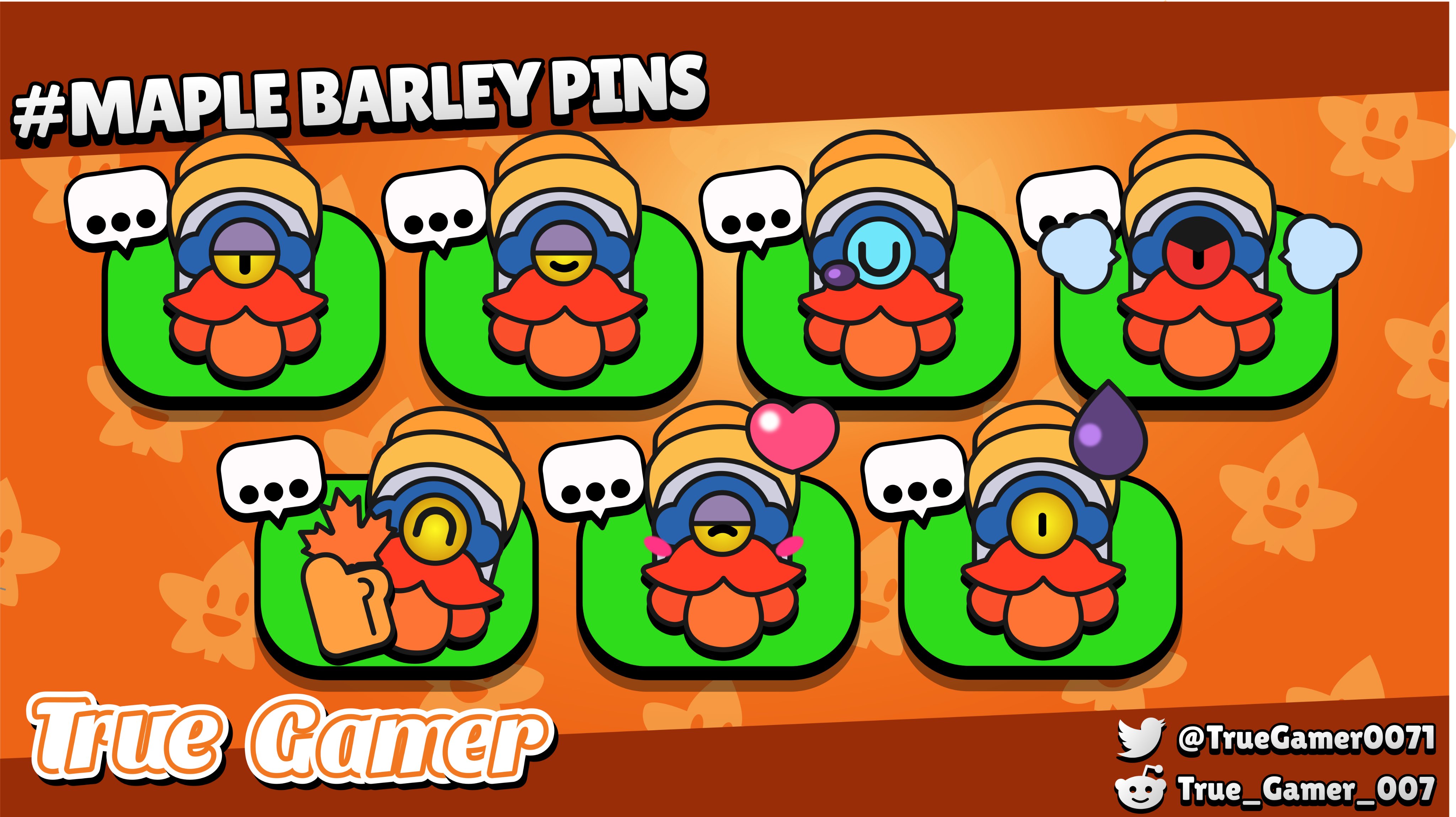 True Gamer 007 Pins Barley