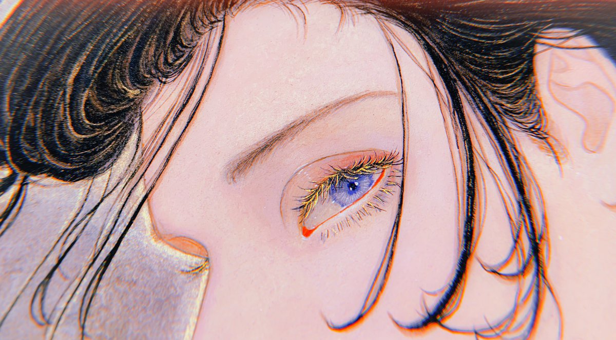 まつ毛が金色になった Sumire 秋彩マルシェ9 29 10 5のイラスト