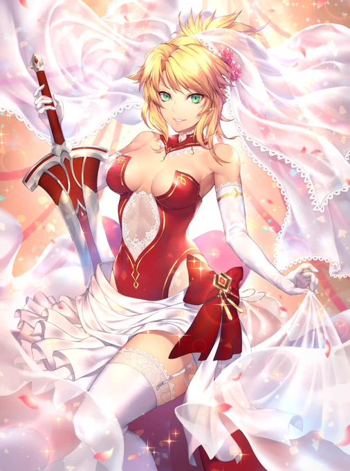FGOイラコン4でpixiv賞を頂きました!!!!
モーさんのオリジナル花嫁衣装で受賞して本当に嬉しいです!!!?????
FGO5周年おめでとうございます???
#FGO5周年 #FGO 