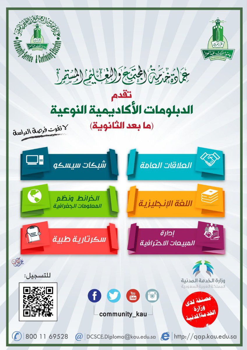 دبلوم جامعة سعود تسجيل الملك جامعة الملك