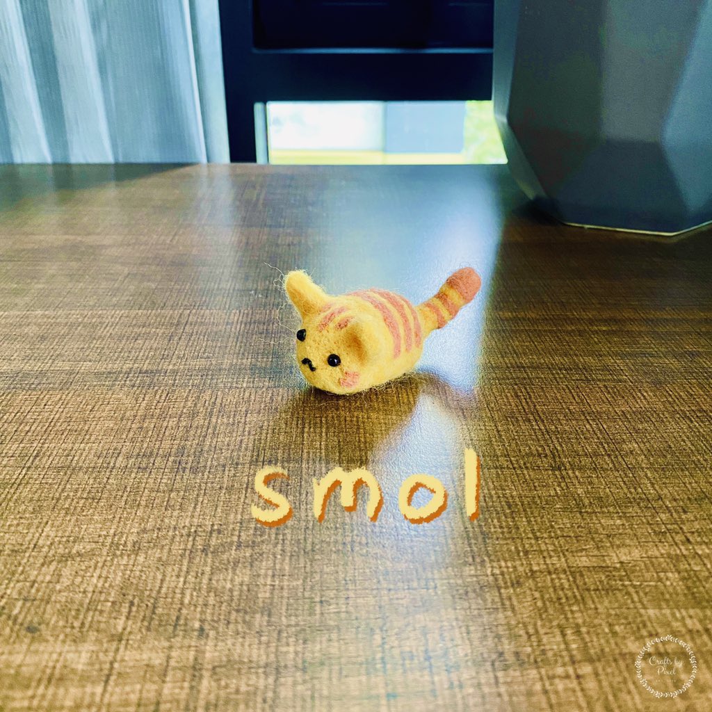 CraftsByPixel's tweet photo. ねこねこ ✨

Commissioned this kitty named Tokyo for @Jay_Alcorizaaaa! (*´ω｀*) 

#felting #needlefelting #needlefelted #needlefelt #cat https://t.co/c36wNJPu5E