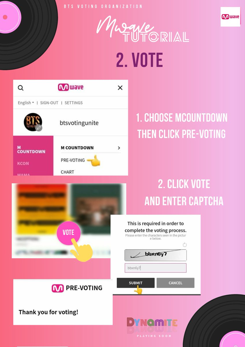  HOW TO VOTE  Go to MCountdown Pre-voting. Click BTS then vote. Enter Captcha and Submit.  #MTVHottest BTS  @BTS_twt
