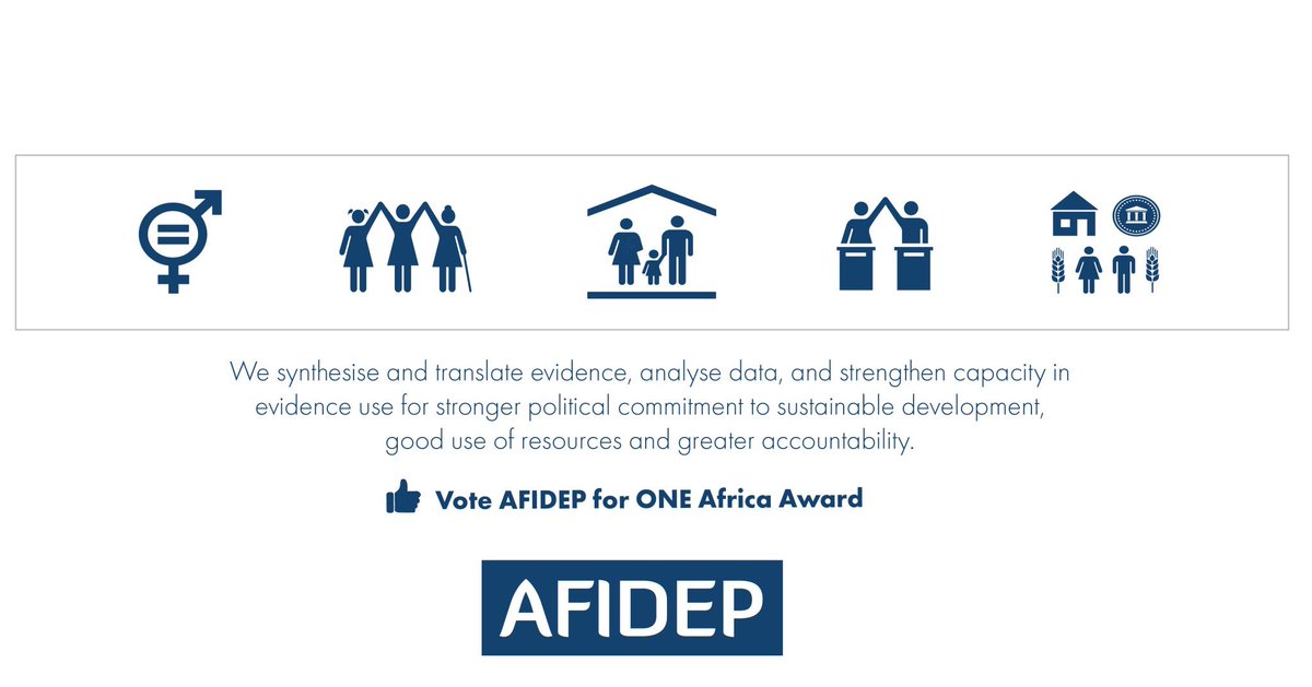 Voting closes today. Please #VOTEAFIDEP for the #OneAfricaAward and help them advance their work in #Kenya 🇰🇪 , #Malawi 🇲🇼 and other African countries.  Vote, Retweet and tag friends.

Click the link to #VoteAFIDEP 🗳 
act.one.org/survey/africa-…