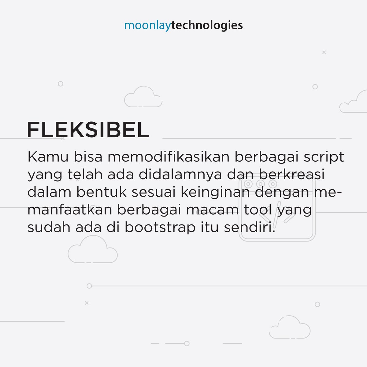 moonlaytech's tweet photo. Nih, kali ini Moonlay mau membahas 3 terbaik Front-End responsive development framework yang populer untuk digunakan pada HTML, CSS, dan JavaScript.

#bootstrap4 #developers #programming #programmer #Coding #Frontend #webdevelopment https://t.co/GpPWaLst3I