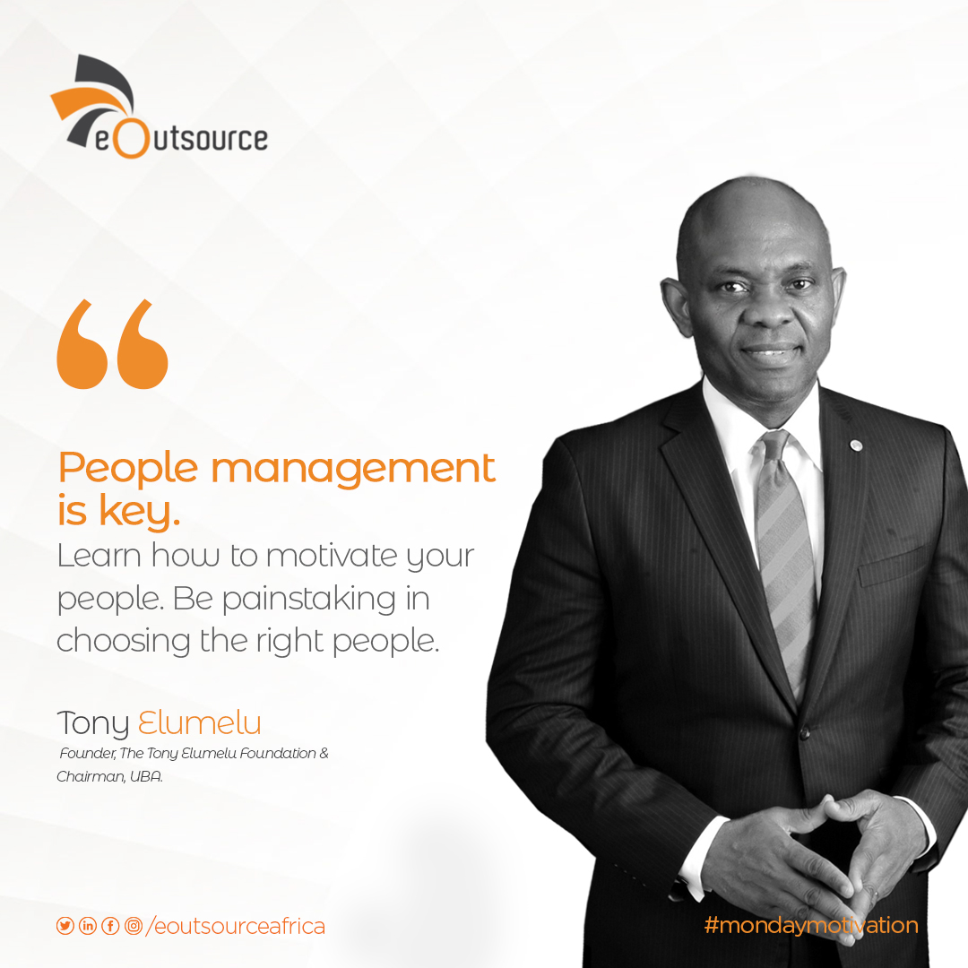 eoutsourcehq's tweet photo. People management is key. Learn how to motivate your people. Be painstaking in choosing the right people.
#eoutsource #MondayMotivation #MondayVibes #mondaythoughts https://t.co/WTjhq0yPxe