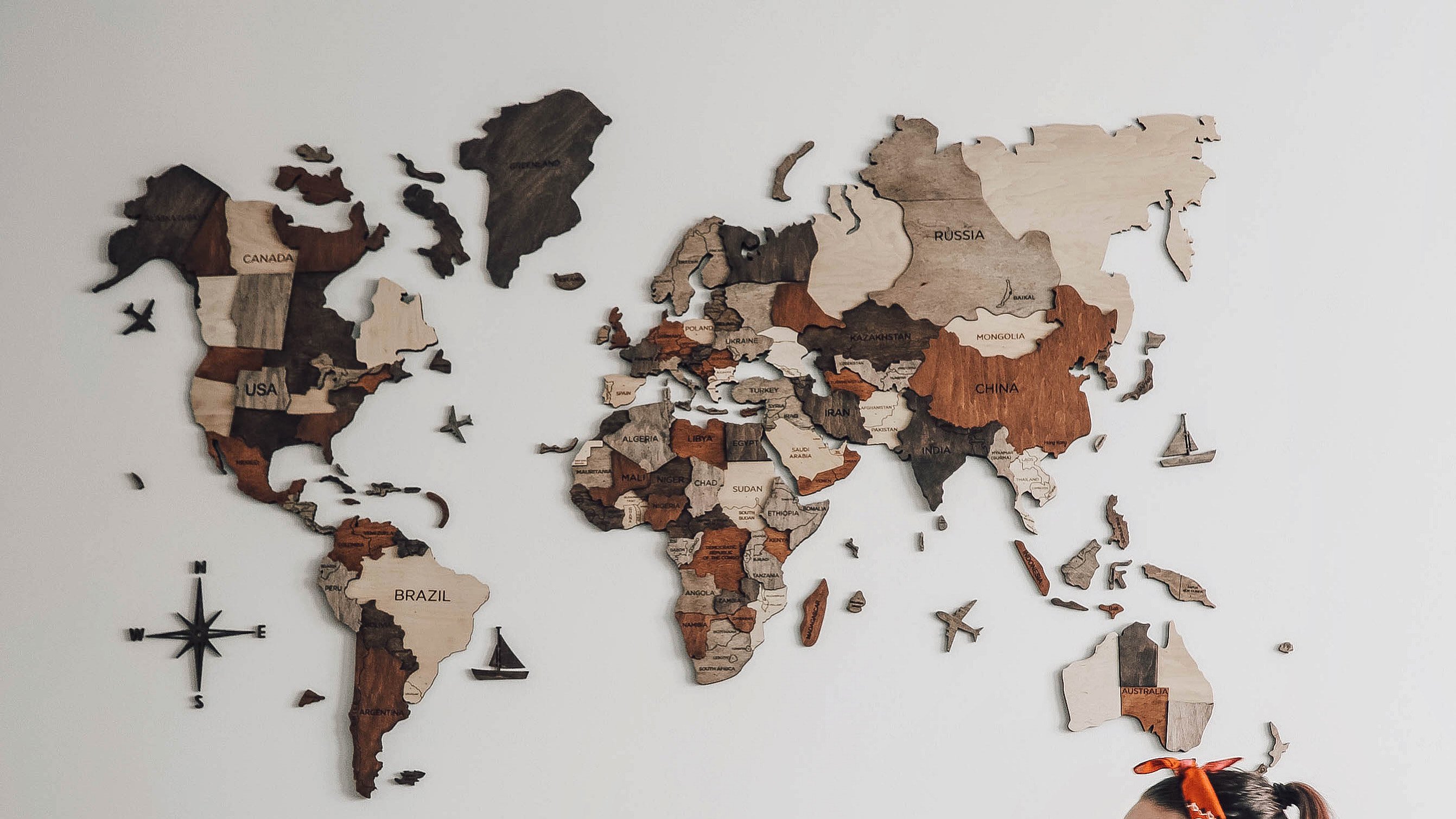 Enjoy The Wood Map Installation Ο Χρήστης Enjoy The Wood Στο Twitter: "World Map — A Choice For Those Who  Are Tired Of Empty Walls And Boring And Banal Decorations! ⠀ 3D Wooden  World Map Multilayered Https://T.co/Ezbze8T82R" /