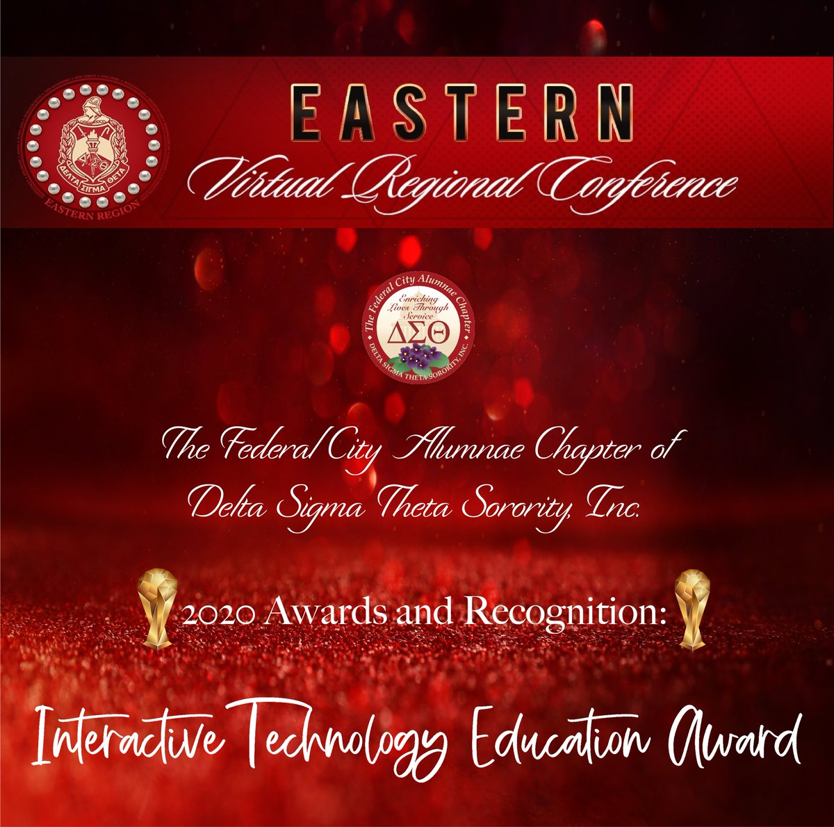 TheFCACDST's tweet photo. The @TheFCACDST was recognized at the 2020 @easternregdst Regional Conference for our Interactive Technology. #DSTInc1913 #EADST #DSTVirtual2020 https://t.co/0910z2Uk7P
