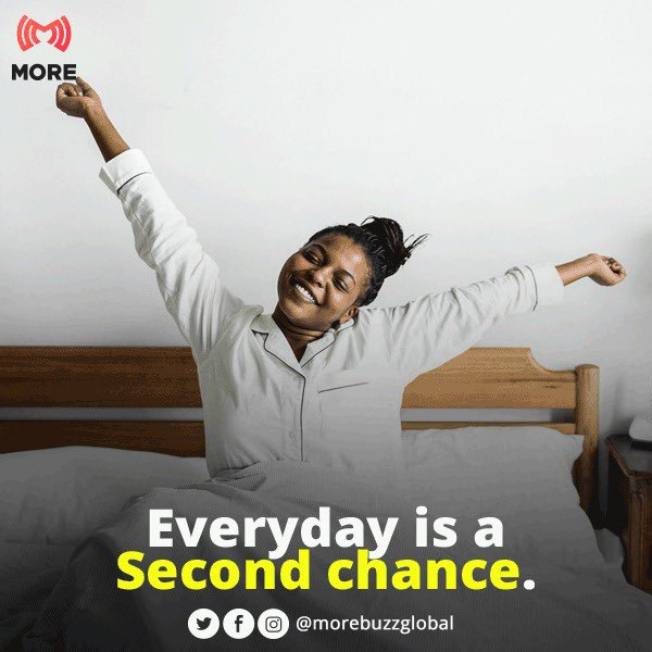 MOREBuzzAfrica's tweet image. #MondayMotivation: Everyday is a second chance to be who you want to be!

Have a great week ahead of you.

Download the #MOREApp on Google Playstore to enjoy interesting content: more.buzz/s/bli8vNTYmL

#mondaythoughts