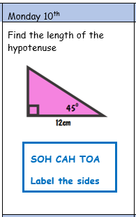 RodillianMaths's tweet photo. Good morning @Rodillian_Ac and @BBGAcademy @BBGMATHS students. Here are today’s hints for your daily questions. Y9 &amp; Y10, check your emails to see the rest of the questions and remember to email Miss Clifton if you get stuck #Maths #MathsEveryoneCan #DailyHabits #MondayMotivation https://t.co/iRGRB3W7rY
