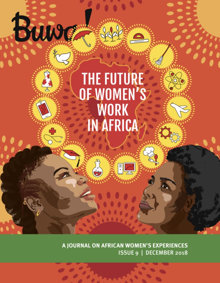 Masego Madzwamuse ( @nangabe ) with Kofi Kouakou on of the future of work in a stellar Issue of Buwa! published by  @OSISA. This editorial article nails the theme and also a great intro 4 getting a grip on the what 4th industrial revolution is all about:  https://osisa.org/wp-content/uploads/2019/04/BUWA-Issue9_DIGITAL_web.pdf