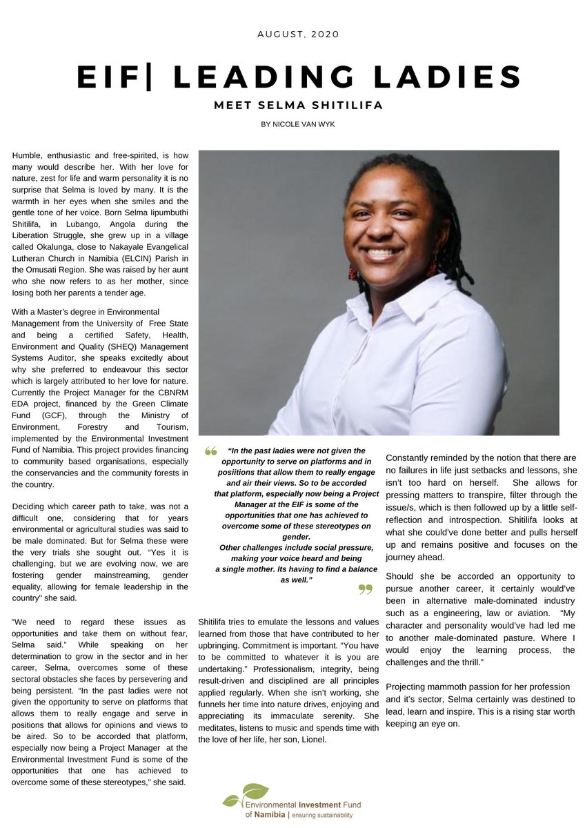 Green_Viewpoint's tweet photo. Read this amazing story of @selmashitilifa. 

No matter which industry you're in, we hope this post resonates with you, makes you smile and also inspires you to do your best work. Happy reading. 

Story also available for download on https://t.co/I74e8O81My 

🌱 https://t.co/fOLkhGqily