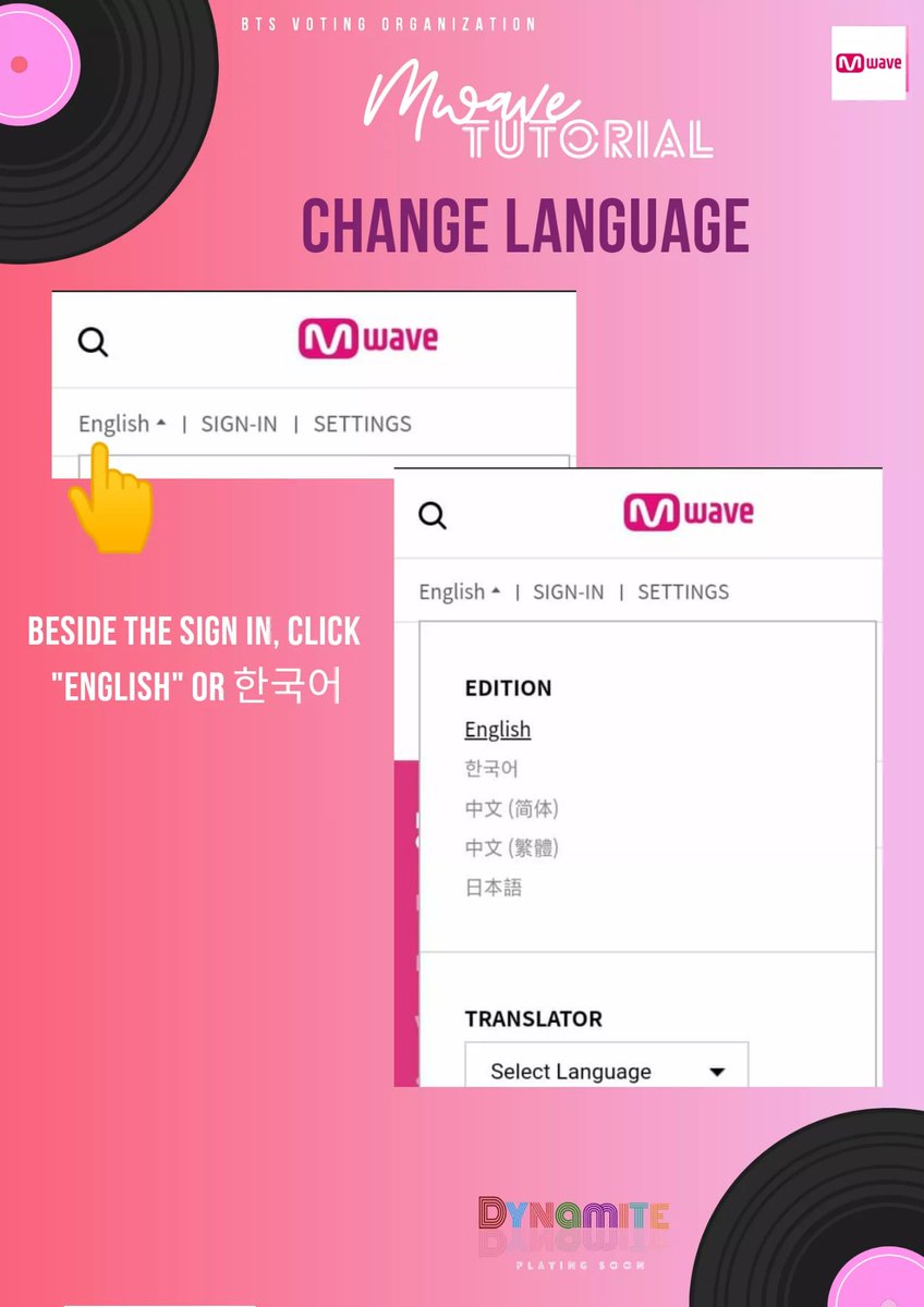  How to change language  #MTVHottest BTS  @BTS_twt