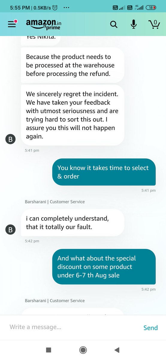 developmemt's tweet image. Worst delivery and packaging service and worst first order experience from Amazon Order #408-9963741-1157965
  #AmazonPrimeDay #AmazonIndia #AmazonSpecials #JeffBezos @JeffBezos @AmitAgarwal @amazonIN