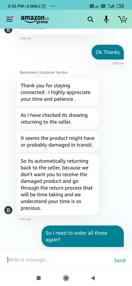 developmemt's tweet image. Worst delivery and packaging service and worst first order experience from Amazon Order #408-9963741-1157965
  #AmazonPrimeDay #AmazonIndia #AmazonSpecials #JeffBezos @JeffBezos @AmitAgarwal @amazonIN