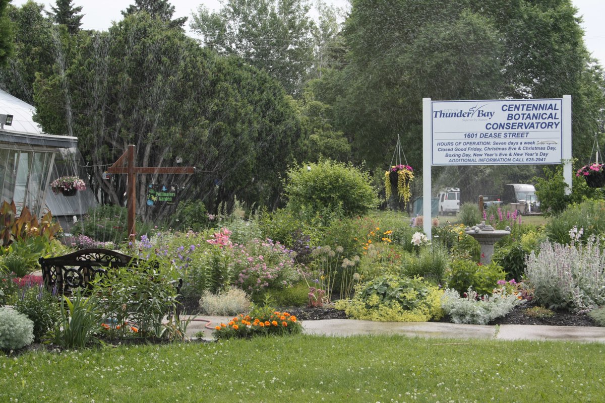 friendsTBcon's tweet photo. Award winning gardens surround #ThunderBay's Centennial Botanical Conservatory. There's even an apiary. Bring a picnic lunch, take a stroll around the grounds and enjoy the beautiful blossoms.
#tbaylovin #tbay #botanicalgardens #tbaycation #pollinators #CleanGreenBeautiful https://t.co/DeHR5gJFib