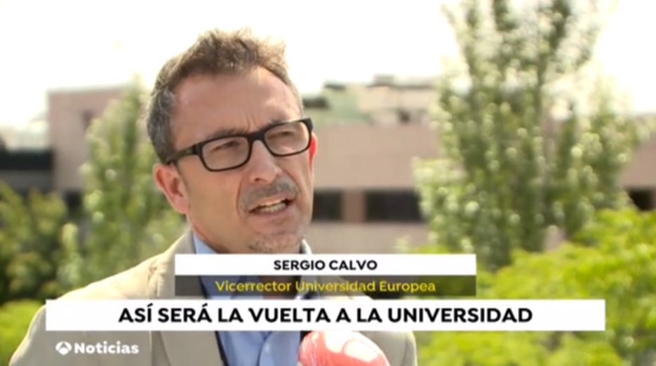 UEprensa's tweet photo. ¡La @UEuropea ya está lista para el nuevo curso! Actividades de simulación, combinación de clases en remoto con clases presenciales... Más detalles en @A3Noticias 👉 https://t.co/z9giFP7QJ8 https://t.co/AC6zWI2zdj
