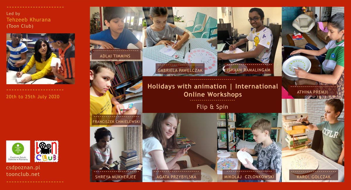 ToonClubIndia's tweet photo. Our #IndoPolish collaboration. #Photo #collages of #kids working on their #animation #films. 2 groups: 'Magic House' (led by Milosz Marganski) &amp; 'Flip &amp; Spin' (led by Tehzeeb Khurana)
⠀
#animationworkshopforkids #mumbai #poland #india #artsintegration #STEAM #animationeducation https://t.co/3P38jehAYh