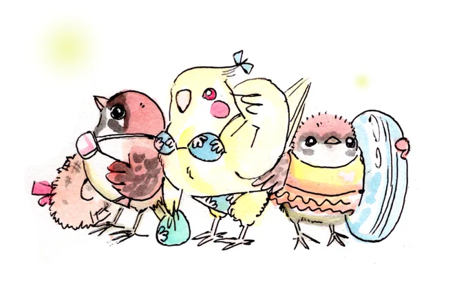今日も私の絵を見てくれてありがとうございます。RT、いいねも心から感謝します。皆様の明日が幸せな一日でありますように・・・。 