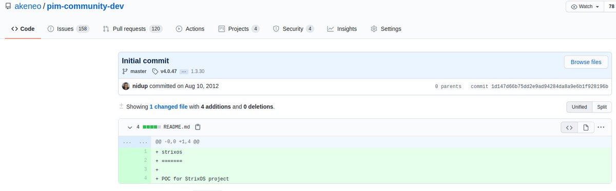 Exactly eight years ago, I made the first commit in the code repository that became <a href="/akeneopim/">Akeneo: The Product Experience Company</a>! 🎂
Huge thank you to our team, community, partners, and customers. You supported us during this crazy journey, and you made what Akeneo is today. 😍
And it's only the beginning! 🚀