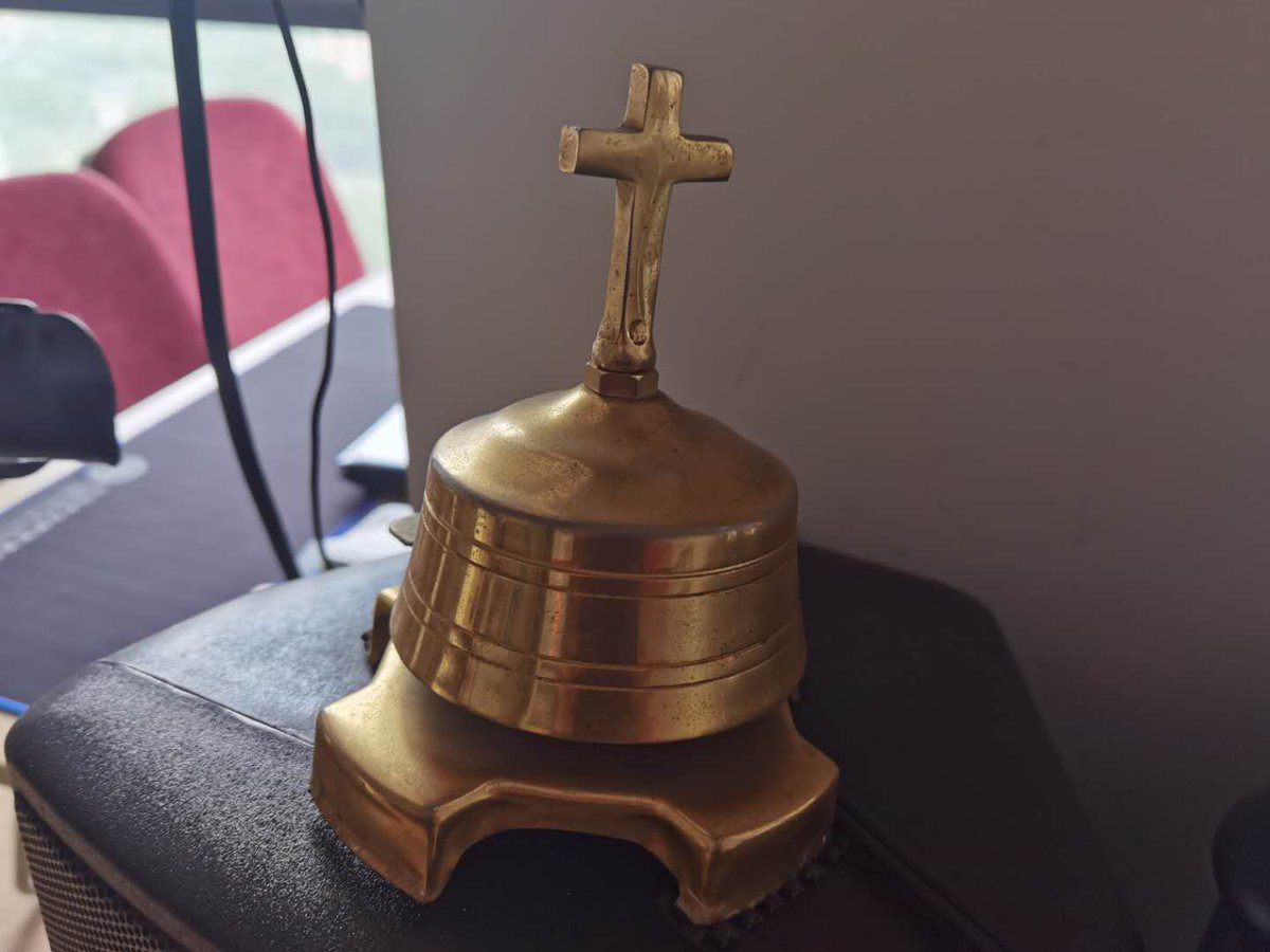 30 — There is little religion in China, really. Some young people wear a cross, even less people attend church — which is held in office buildings, like meeting rooms like this one.