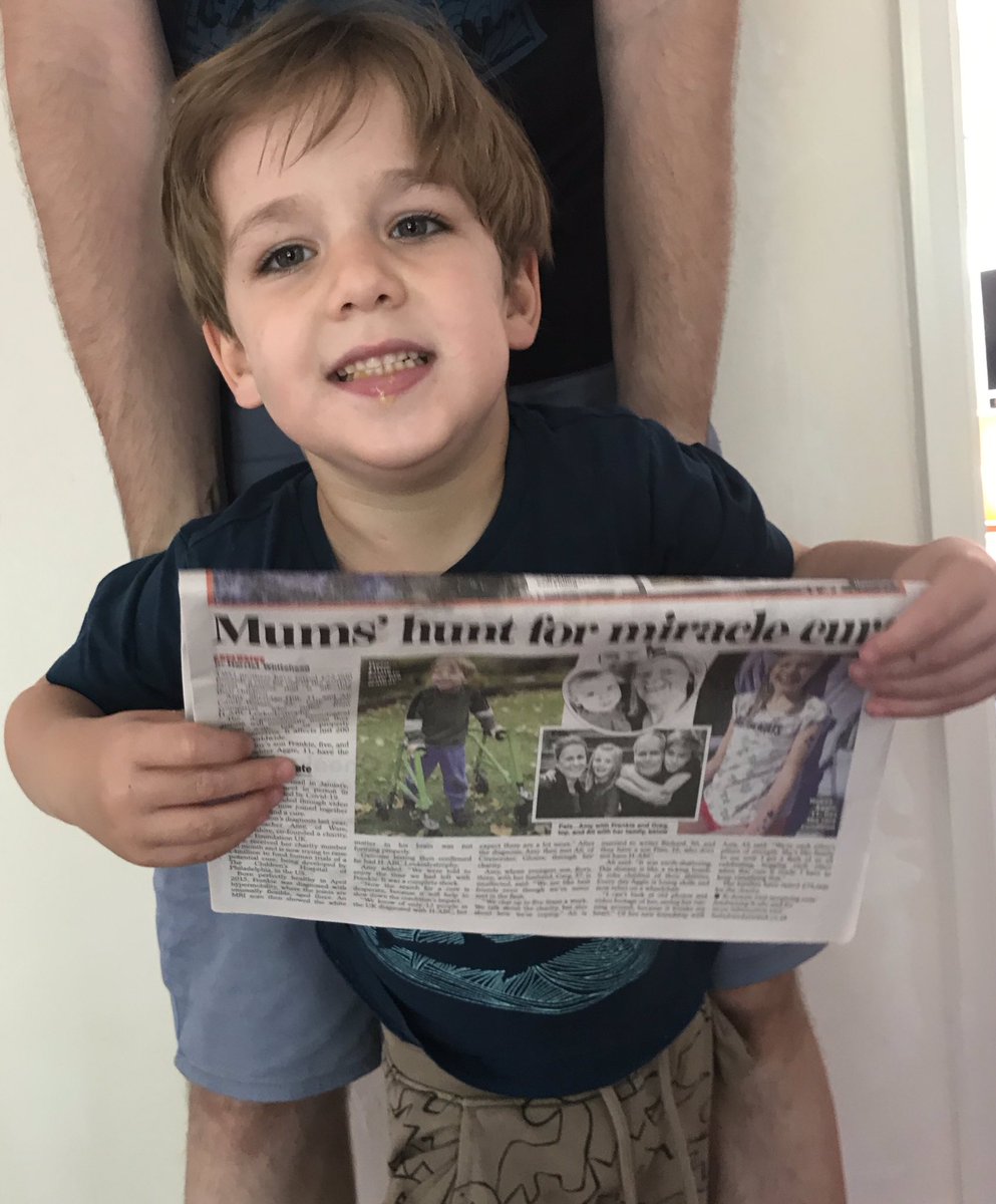 habcfundraising's tweet photo. Thank you @Daily_Express for featuring our article today #habc #tubb4a #findacure #awareness https://t.co/xLScIPWMiN