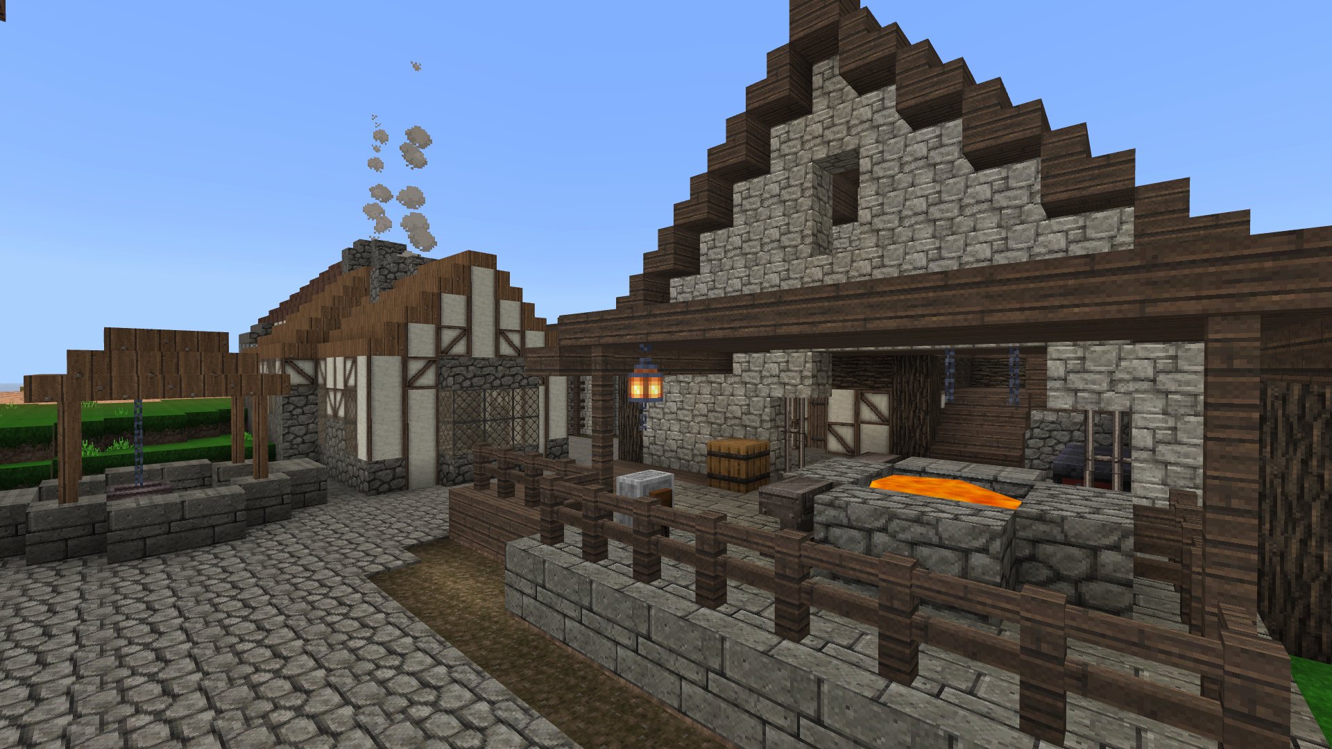 Minecraft, How To Build A Blacksmith's House